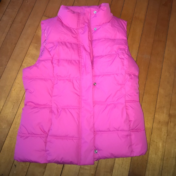 pink bubble vest